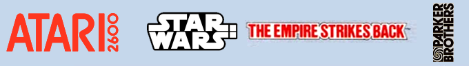 Star Wars The Empire Strikes Back back cover for Atari 2600
